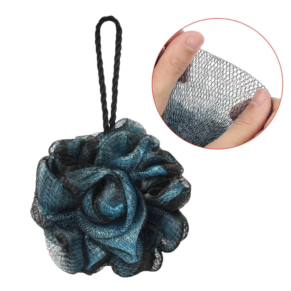 1Piece Scrubber Sponge Mesh loofah 12CM Loofahs Shower Bath Ball Scrub Exfoliating Body Brush Pouf