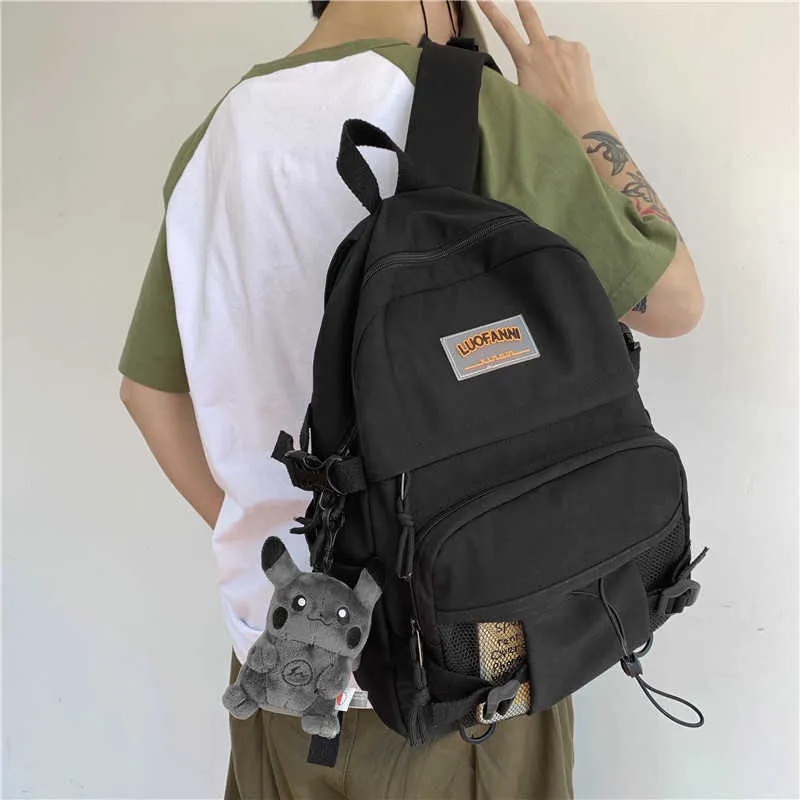 DCIMOR Waterproof nylon Women Backpack Female High quality Schoolbag for Teenage girl Travel backpack large capacity Mochila 210922