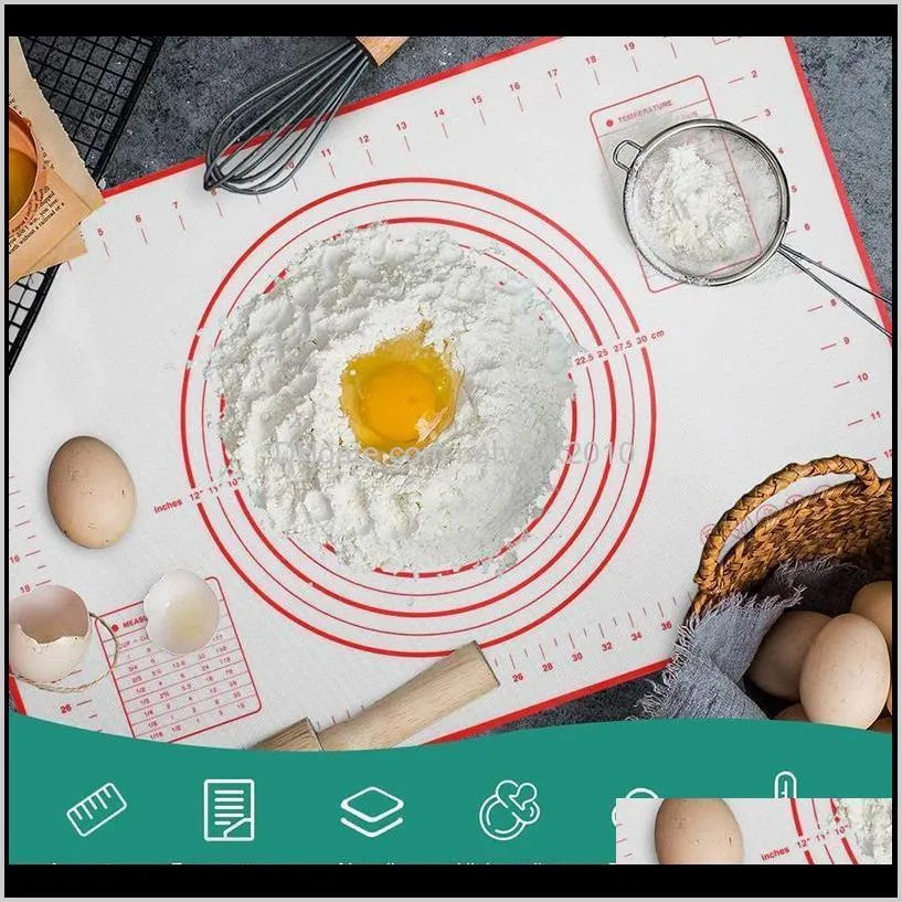 silicone baking mats sheet pizza dough non-stick maker holder pastry kitchen gadgets cooking tools utensils bakeware accessories