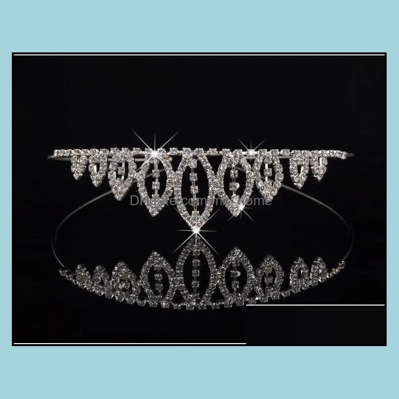 Children Crown Head hoop Children`s hair decoration Princess headdress Birthday gift with Handmade Rhinestone No. ETTS-51078