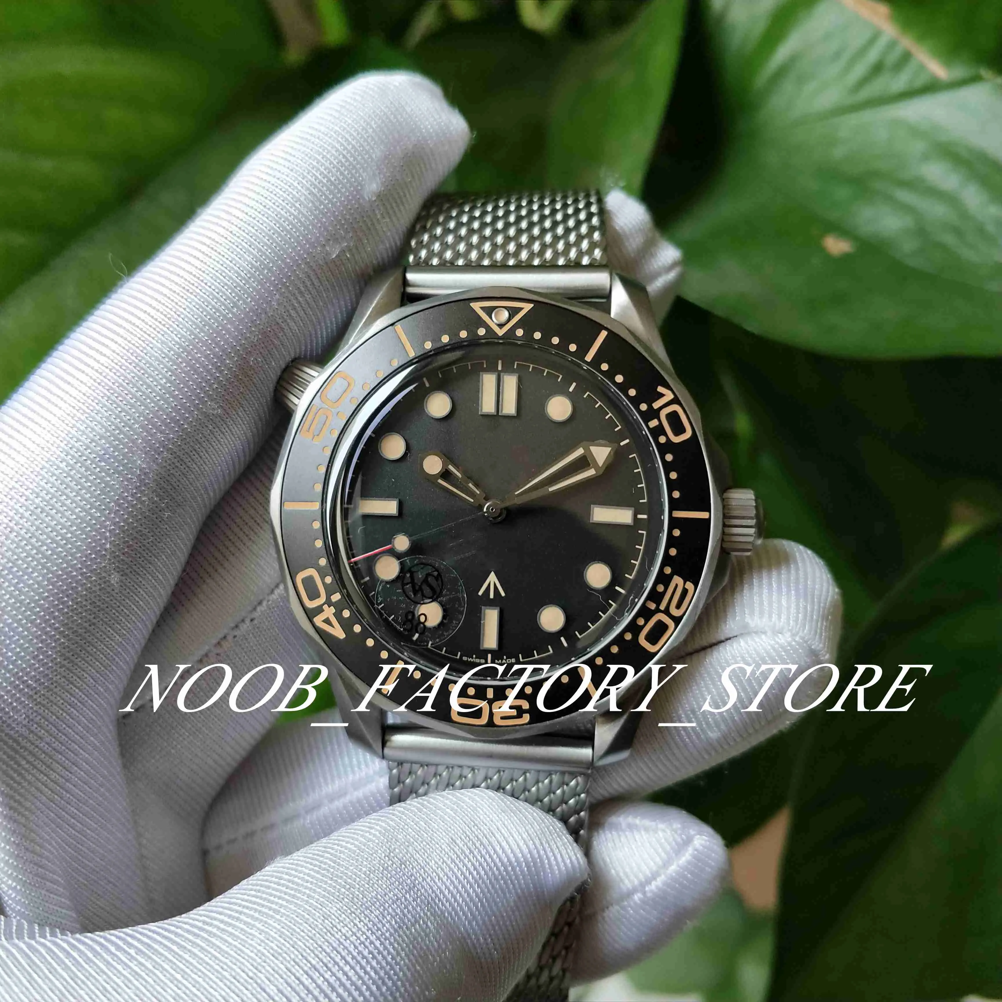 VSF Factory Watch 007 No Time To die 42mm Titanium James Bond Men's Cal 8806 Automatic Movement NAIAD LOCK Clasp Spectre Men 211D