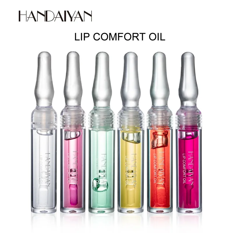 HANDAIYAN Balm Wet Gloss Plumping Crystal Jelly LipGloss Shiny Clear Lip Oil Mirror Moisturizing Glitter Cherry Mineral Liquid Lipstick 1229