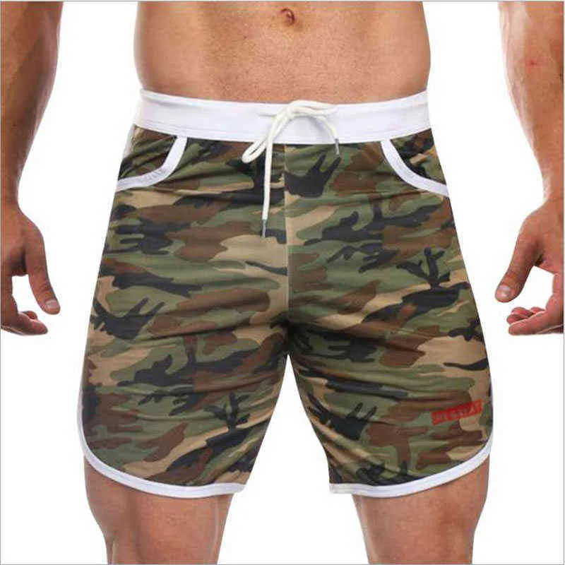 2020 neue Mode Männer Sporting Beaching Shorts Hosen Baumwolle Bodybuilding Jogginghose Fitness Kurze Jogger Casual Turnhallen Männer Kurze G1209