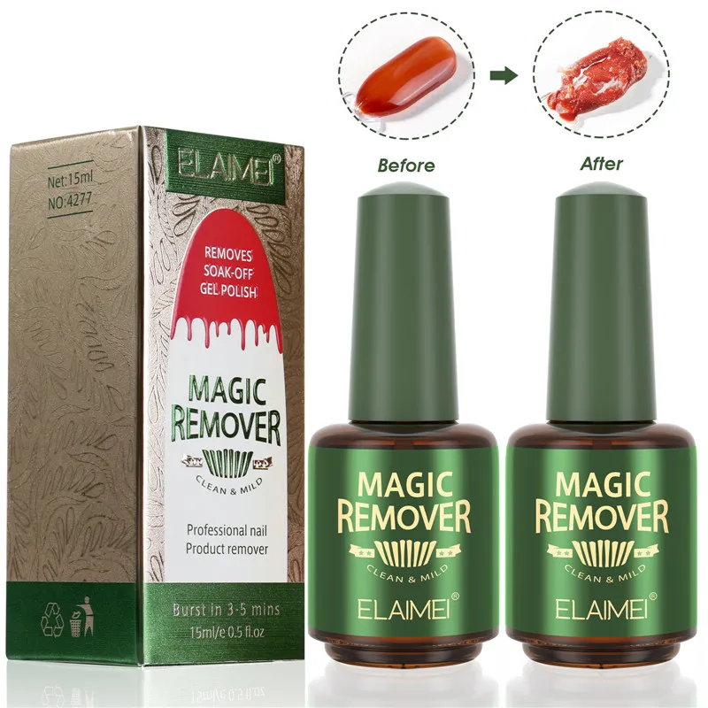 Elaimei 15 ml Patlama Oje Remover Boşaltma Tutkal Jel Akrilik Temiz Yağdırıcı Islatın Çiviler Sanat Aracı