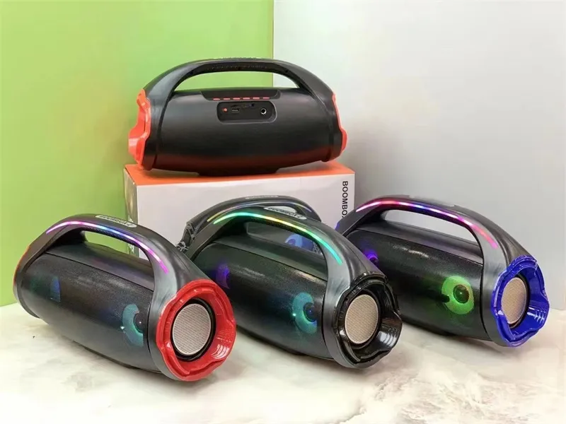 Boombox 2 Speaker سماعات بلوتوث اللاسلكية المحمولة 4 ألوان مع ضوء LED Boombox2 مكبر الصوت X1203A