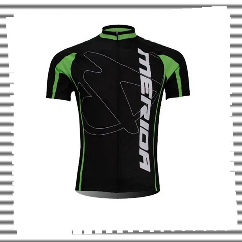 Jazda na rowerze Jersey Pro Team Merida Mens Letnie Szybkie Suche Sporty Jednolite Koszulki Rowerowe Road Rower Topy Wyścigi Odzież Outdoor Sportswear Y21041209