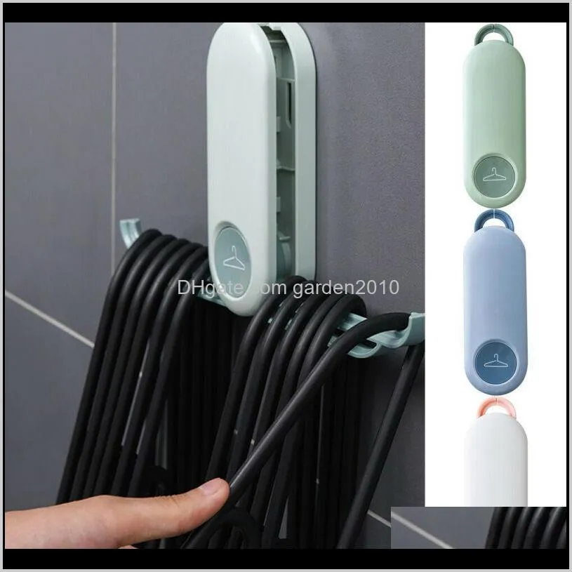 1 pcs clothes hanger rack 3d space saving portable plastic hook magic closet