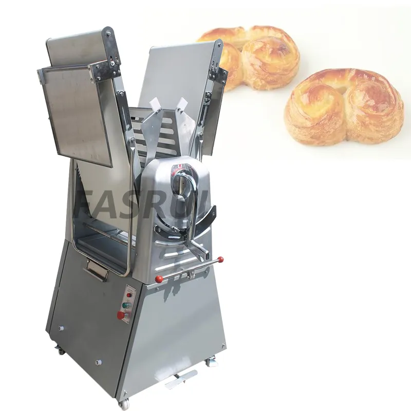 Collapsible Two Way Croissant Making Machine Electric Dough Pressing Manufacturer Shortening Maker Desktop Shortener