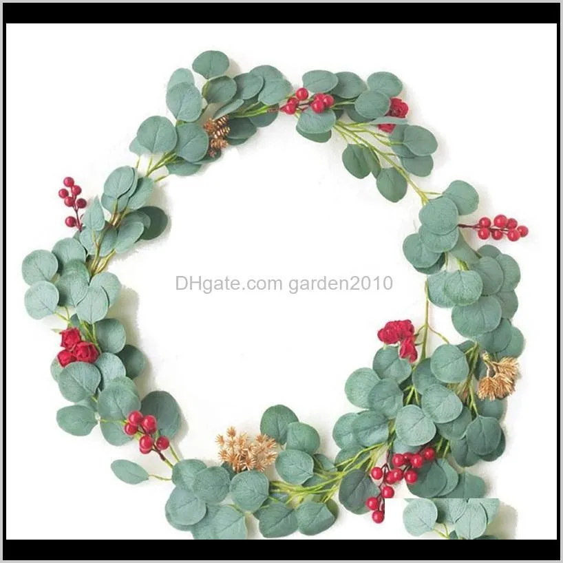 fake rose vines, artificial ivy leaf plants, fake ivy garland greenery for home garden office wedding party room decor