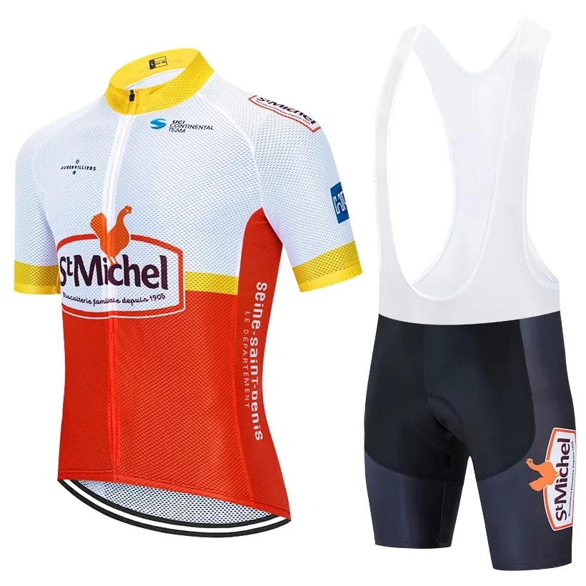 2024 Team Mitchell Maillot de cyclisme Pantalon de vélo Ensemble 19D Ropa Hommes Été Séchage rapide Pro Chemises de vélo Short Maillot Culotte Wear