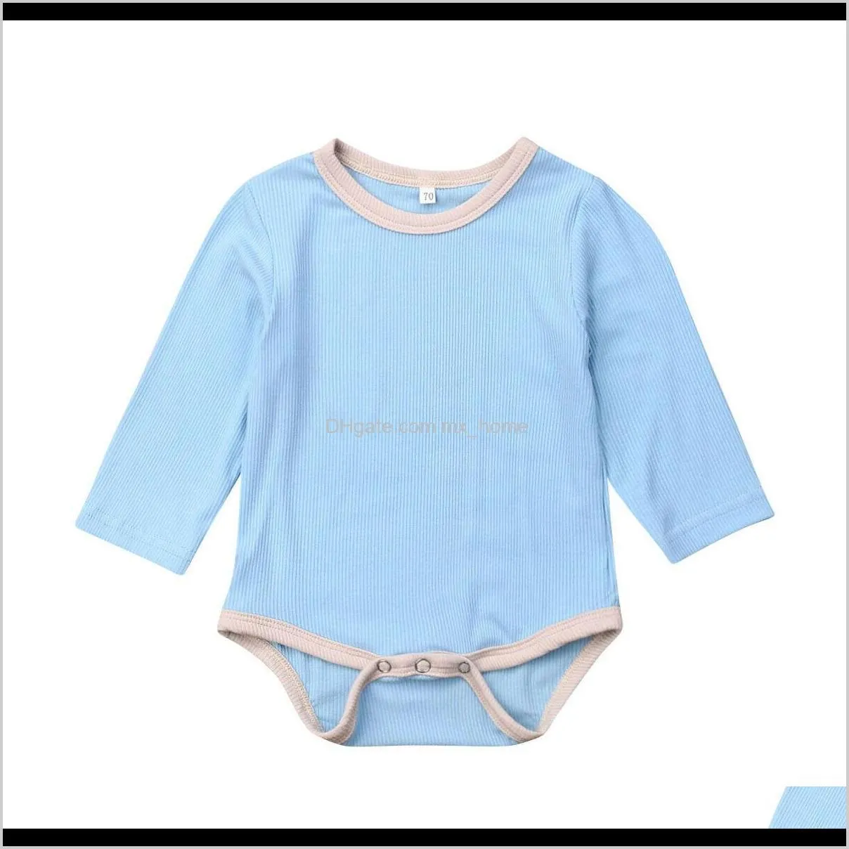 newborn baby boys girls long sleeve romper jumpsuit bodysuit outfits clothes