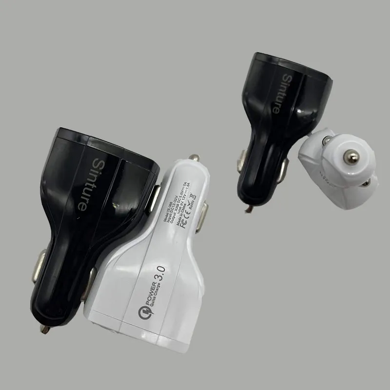 Sture 다중 포트 플래시 3.5A 3 포트 USB 빠른 자동차 충전기 어댑터 유형 C 포트 휴대 전화 용 충전