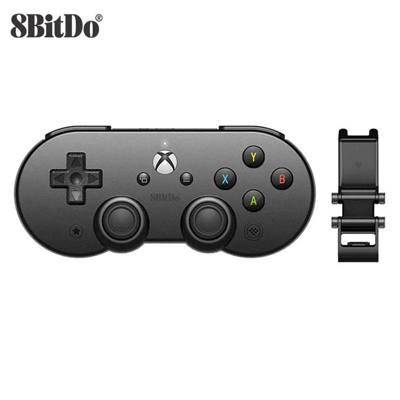 8BitDo SN30 Pro Contrôleur Bluetooth Manette de jeu pour Xbox Cloud Gaming sur support de téléphone portable Android Clip Contrôleurs de contrôle de jeu Joysticks