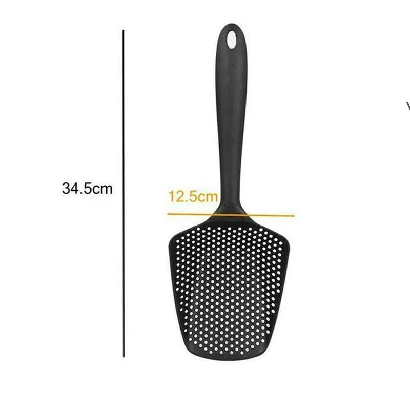 Ny no-stick dräning colanders shovel stamar grönsaksvatten läckage köksredskap gadgets tillbehör matlagningsverktyg köksredskap ewe7652