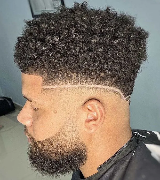 黒人男性のための巻き毛の男性の毛髪のヘアピース15mmアフロカールフルPU TOUPEEインドリミー人間の髪の毛の交換