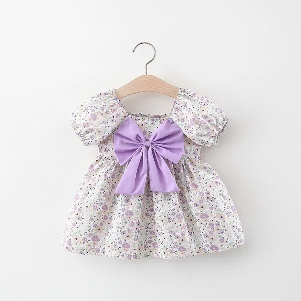 Dziewczyny Baby Letnie Ubrania Sukienka Dla Baby Girls Odzież 1 2 lata Princess Birthday Party Dresses Toddler Infant Baby Dress Q0716