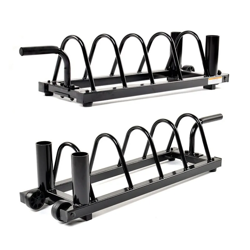 Steelbody Horizontal Plate Stands Olímpico Barra Racks Organizador Organizador De Aço Roda De Transporte Barbell Barbell Sala De Armazenamento Peso Frames Home Gym Sport Handle