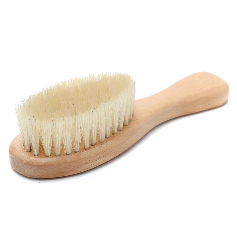 Abeis Natural Boar Brush Brush do Baby Super Soft Spa Shampoir