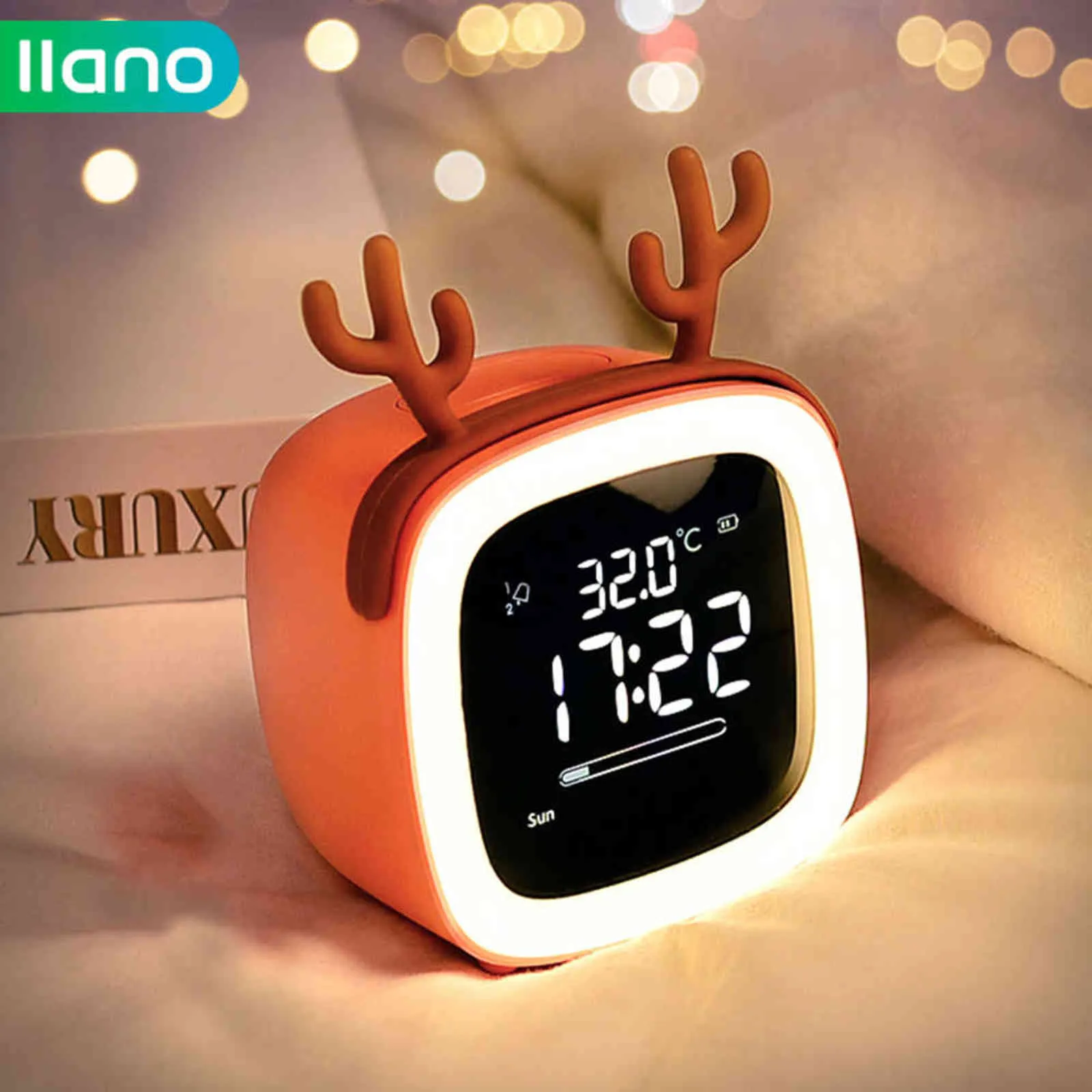 Sveglia Con Luce Notturna Cute Cartoon Digital LED Snooze Bambini Sveglia  Da Tavolo Con Batteria Ricaricabile USB Bambini 211112 Da 21,75 €