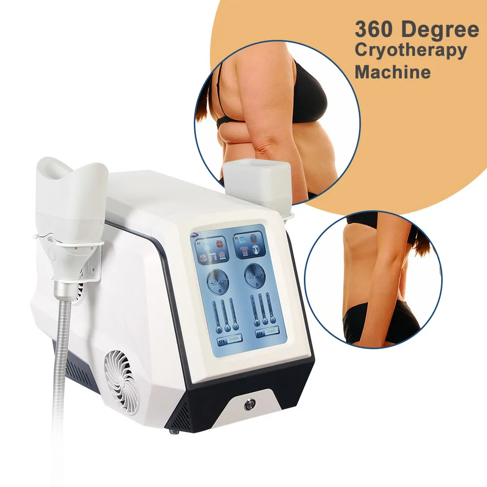 Nouveau design 360Cryolipolyse Fat Gelling Machine Slimming Machine Corps Slim Cool Tech SCULPTION DOUBLE ÉCLAIRAGE DE THIN