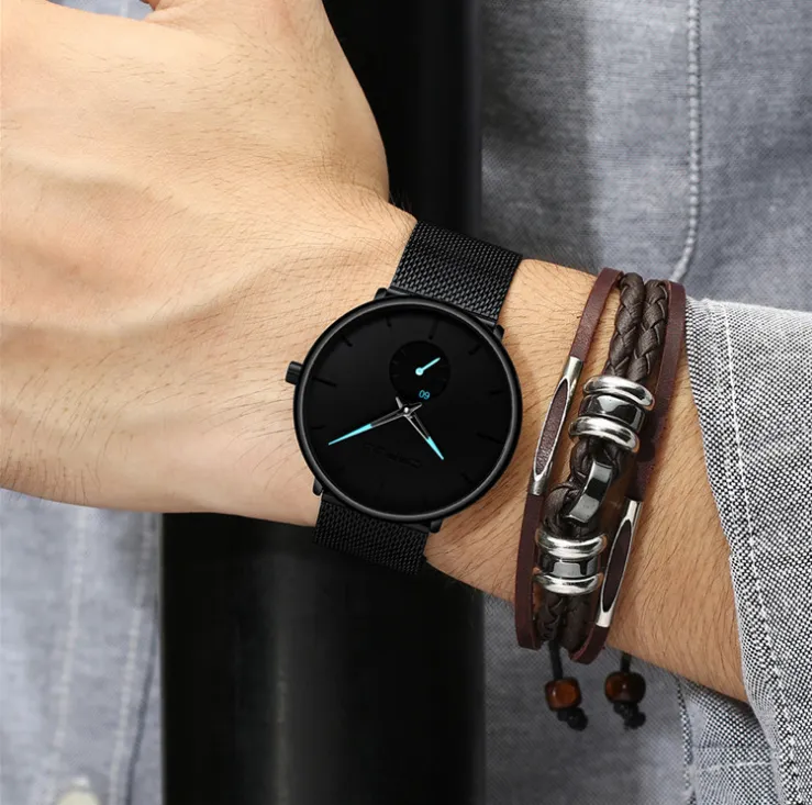 CRRJU Brand Stylish Mesh Belt Mens Watch Fashionable And Casual Mens Wristwatch For Students Newest Arrival From Jason007 34.98 DHgate.Com