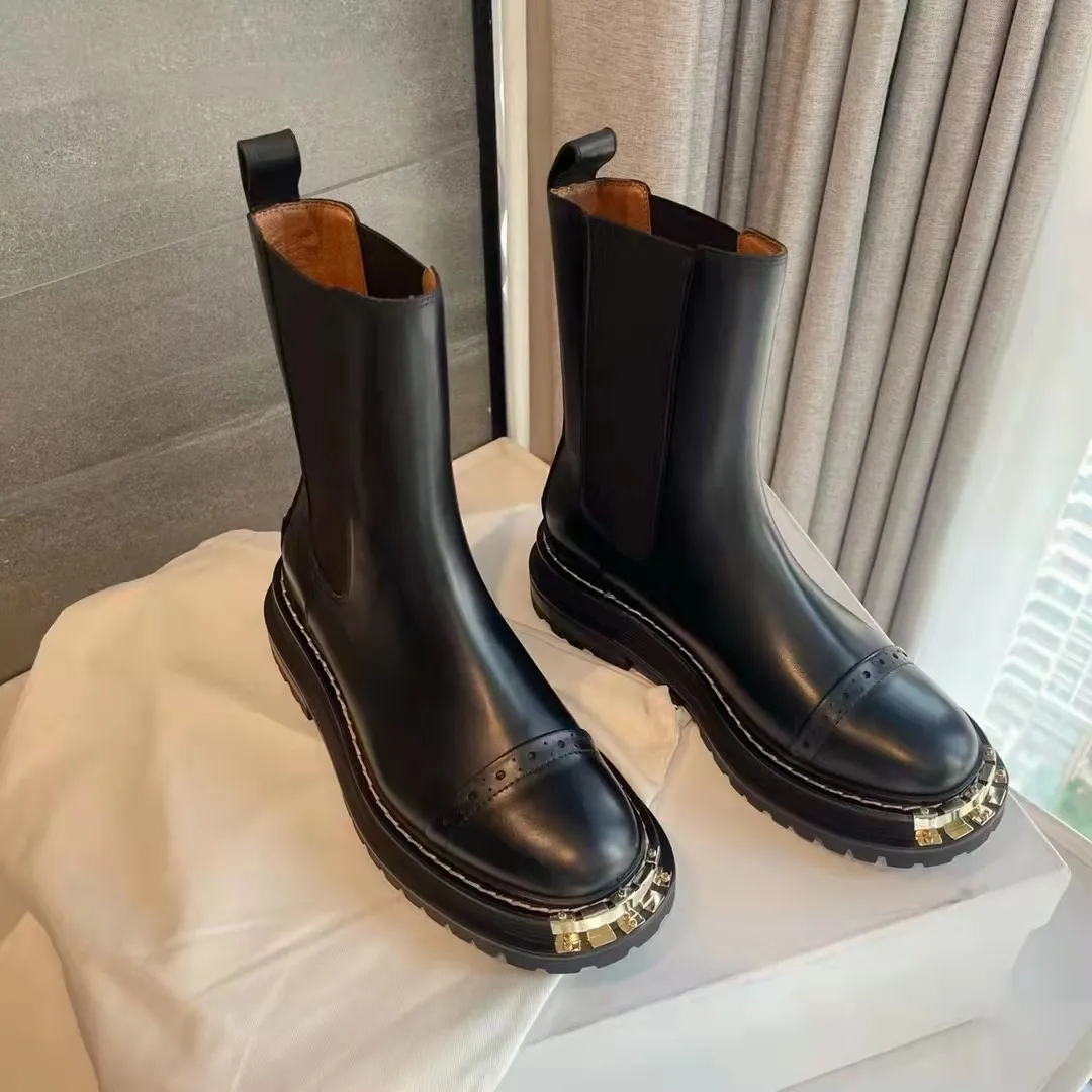 Fashion Season Shoes Black Sandro Boots Genuine Leather Original Box Real Pos1728272