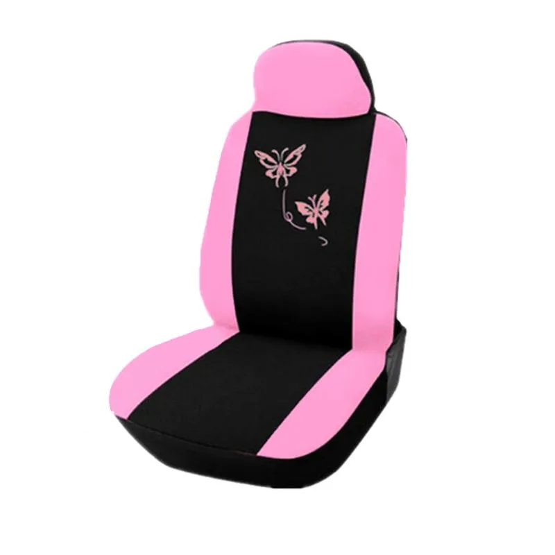 4/9PCS/Set Pink Car Seat Covers Butterfly Embroidery Woman Seat Covers -  China Car Seat, Car