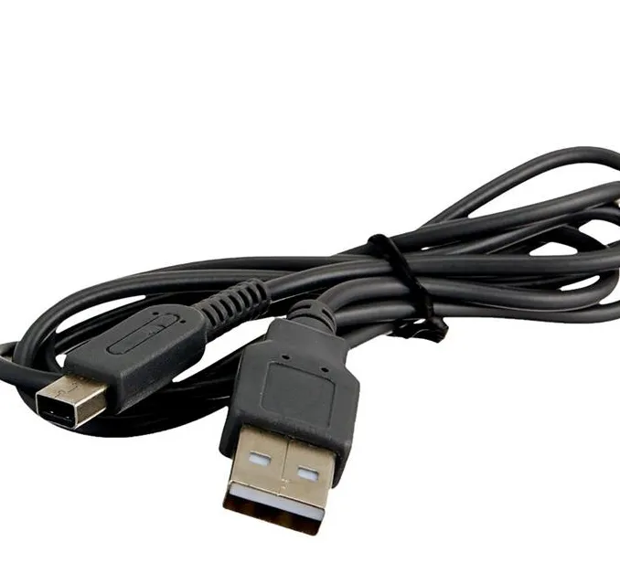 1,2 m Cabo de alimentação de carregamento USB para 3D-S DS-I ND-SI XL