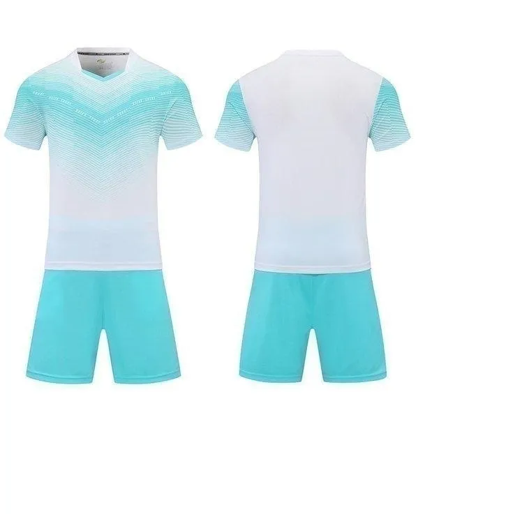 Puste Soccer Jersey Uniform Spersonalizowane koszulki zespołowe z nazwą projektowania spodenki i numer 1178