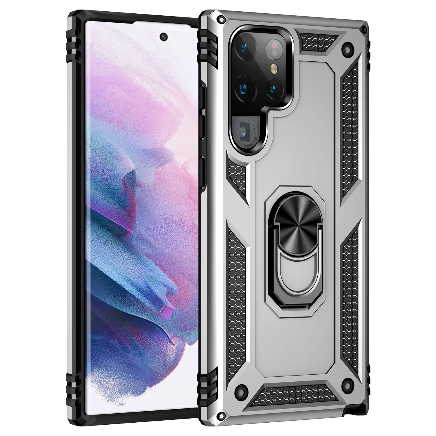 Anti Fall Kickstand Phone Cases For Samsung Galaxy S24 S23 FE S22.