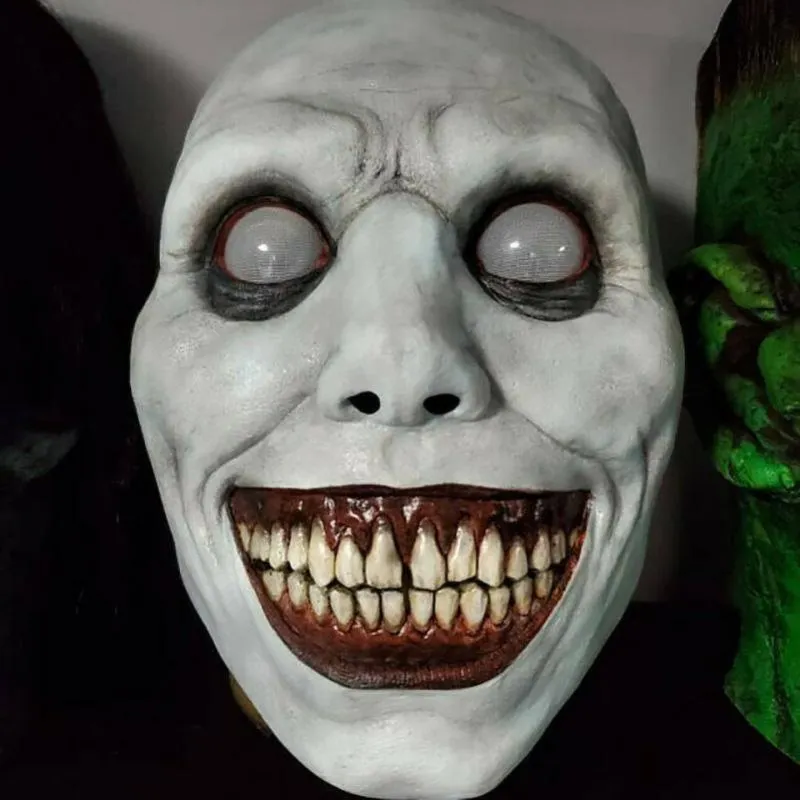 Assustador halloween máscaras horror sorrindo demônios festa de