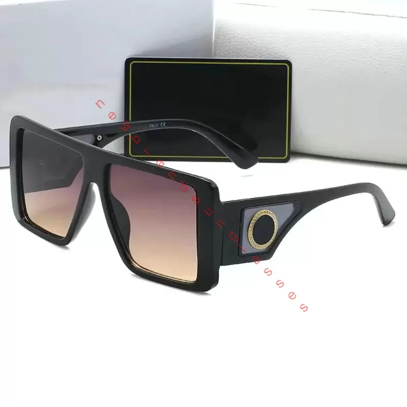 Sunglasses For women Summer cat eyes style Anti-Ultraviolet Retro Shield lens Plate Square full frame fashion Eyeglasses Random Box Sonnenbrille