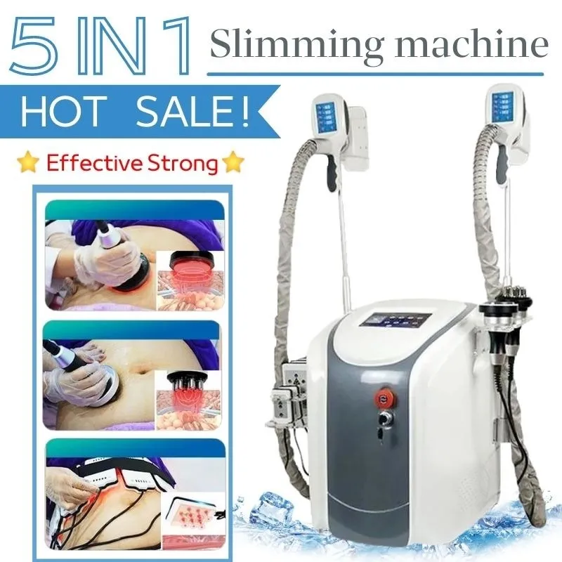 2022 Portabel kryoterapi Slimmmaskinform Cryo Lipolysis Ultraljud RF Liposduktion Lipo Laser Machine Fat Freezing Machine