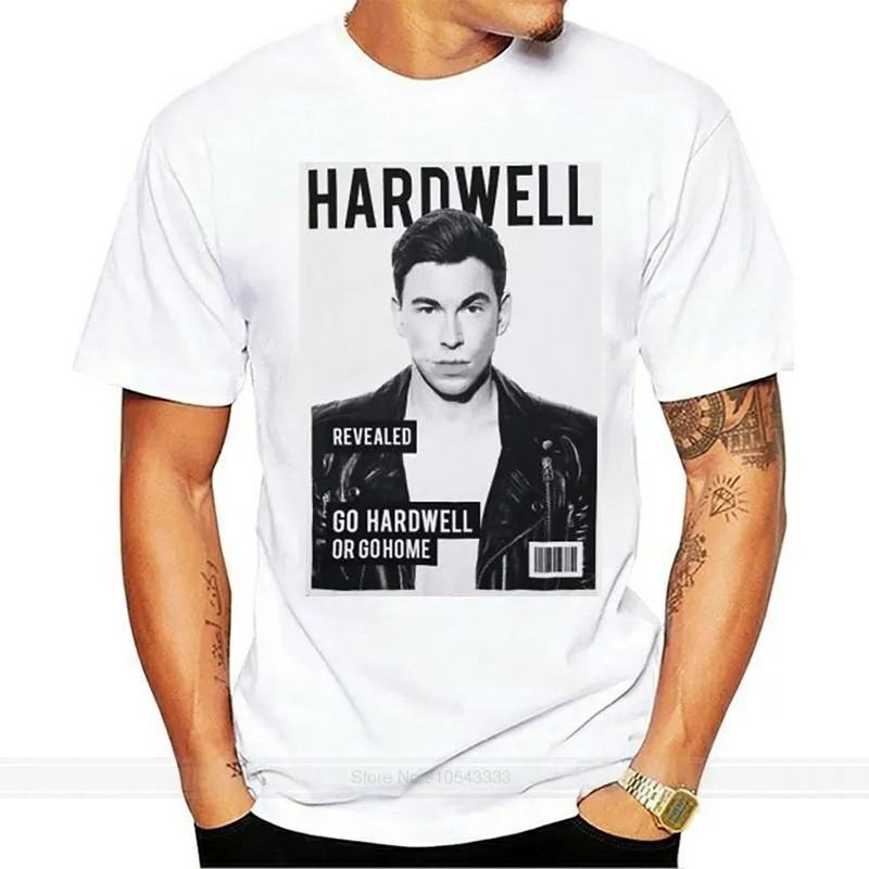 Erkek T-Shirt Hardwell Dergisi Tee Yaz Kısa Kollu O-Boyun Erkekler Pamuk T-shirt Kadın Tshirt Moda Marka Teeshirt