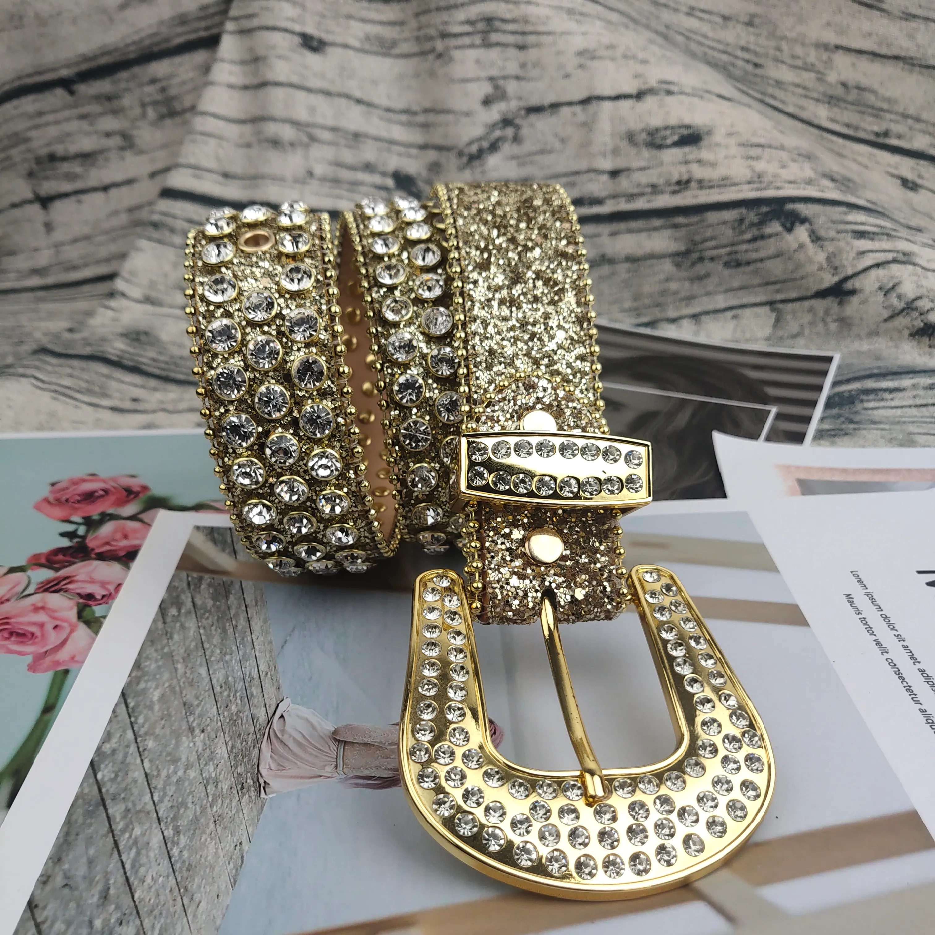 Bling Rhinestone Belt Western Fashion Belt for Women Men,  Designer Inspired, Sparkling Crystal Belt, Cowboy Cowgirl Style, Hot Sale!