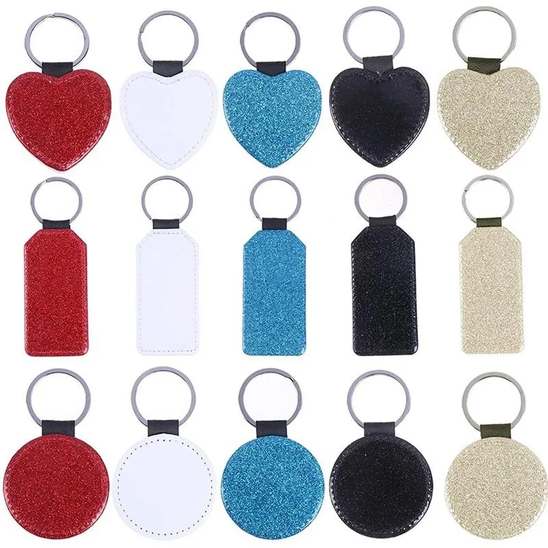 Ganci Binari 15 Pezzi Portachiavi Sublimazione Portachiavi A Trasferimento  Termico In Pelle PU Con Portachiavi Vuoto Fai Da Te Da 31,54 €