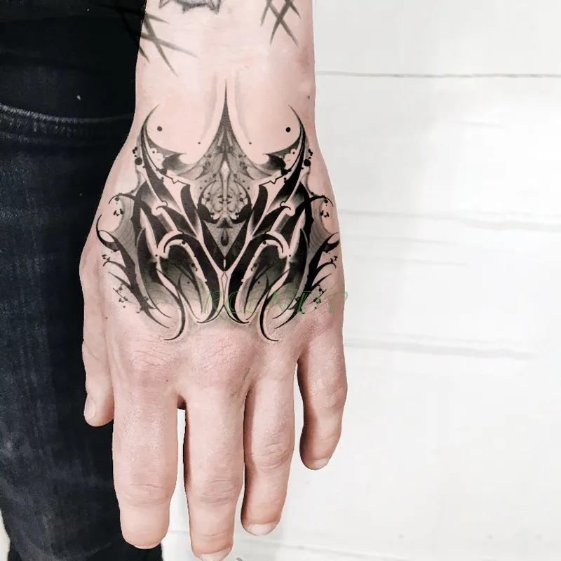 Tatuagens Femininas Temporária Para Mãos Removível 21x14cm