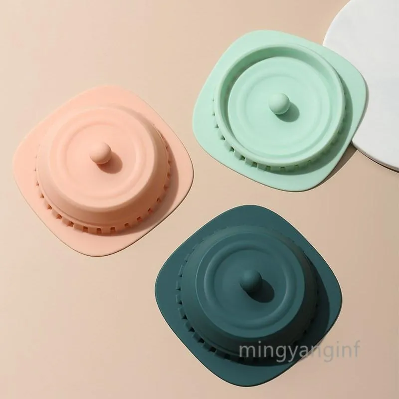 Capa de silicone dobrável para dreno de chão, anti-entupimento, filtro de chão, desodorante, pia, acessórios de cozinha do banheiro cc0613