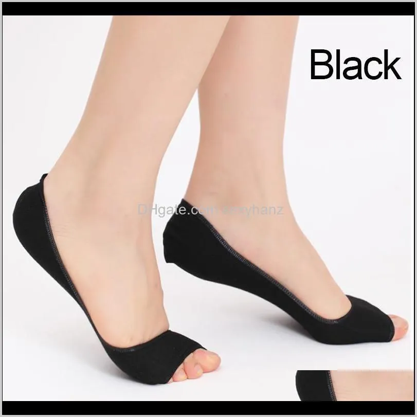stealth easy without finger socks cotton socks fashion elastic fish mouth skin color 1 new pair of shallow mouth summer