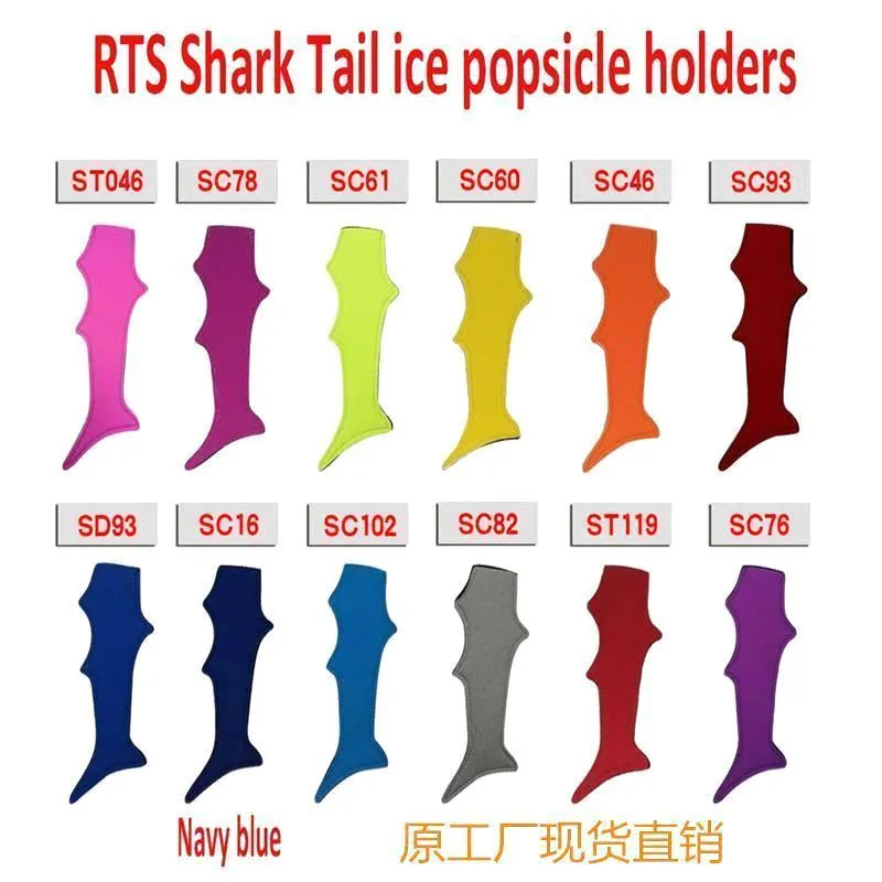 Antifreezing Popsicle Bags Freeze Tools Holders Reusable Neoprene Insulation Ice Pop Sleeves Bag for Kids Summer Kitchen