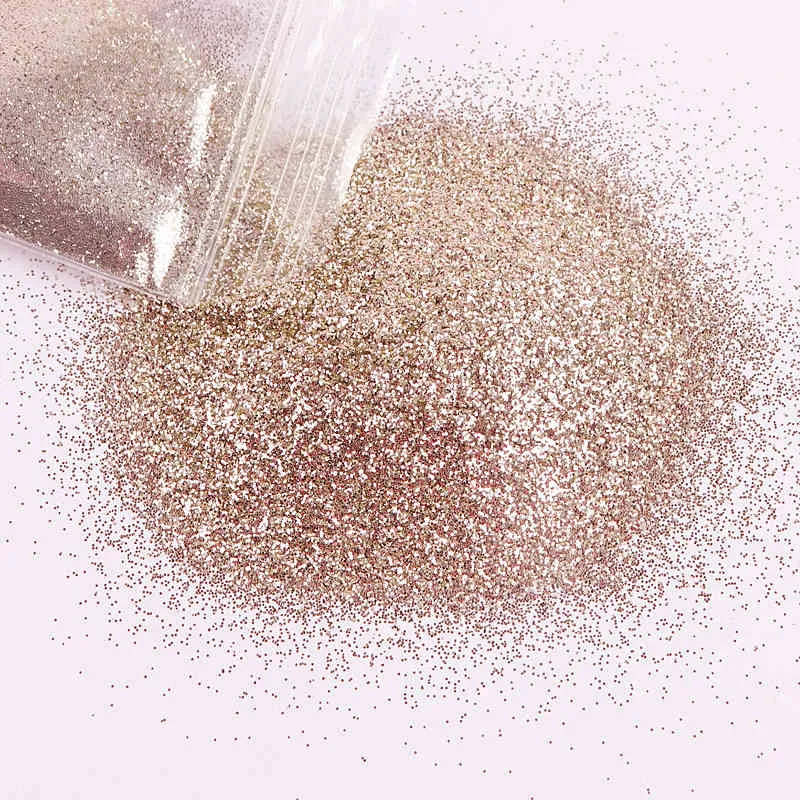 9 pezzi di paillettes in polvere glitterata scintillante per manicure polvere di pigmenti cromati scintillanti decorazioni per unghie francesi oro rosa argento