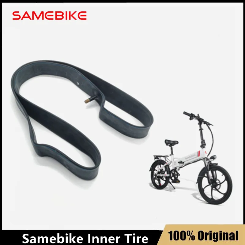 Orijinal Bisiklet İç Lastik Kauçuk Lastik Tüp SameBike 20LVXD30 Elektrikli Bisiklet Aksesuarları 20 * 1.95 inç Parçalar