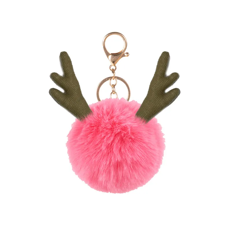 2022 New Forest Animal Party Gift Woven Elk Shape Plush Pendant Bagage Ladies Fashion Single Product