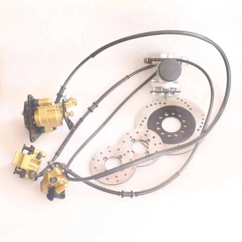 Parts Disc Brake Assembly One With Three Pump Oil Cup Fit For 110cc Kart Accessories Modification299u