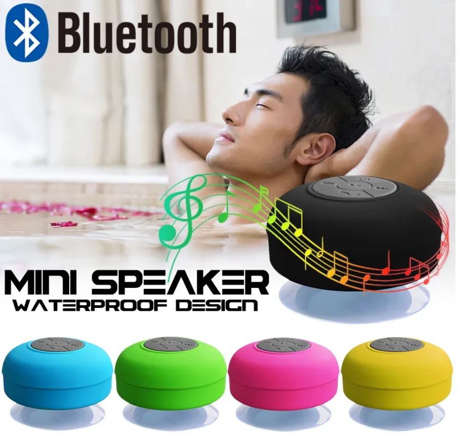 Bluetooth Speaker Portable Waterproof Wireless Handsfree Speakers, for Showers Bathroom Pool Car Beach & Outdoor