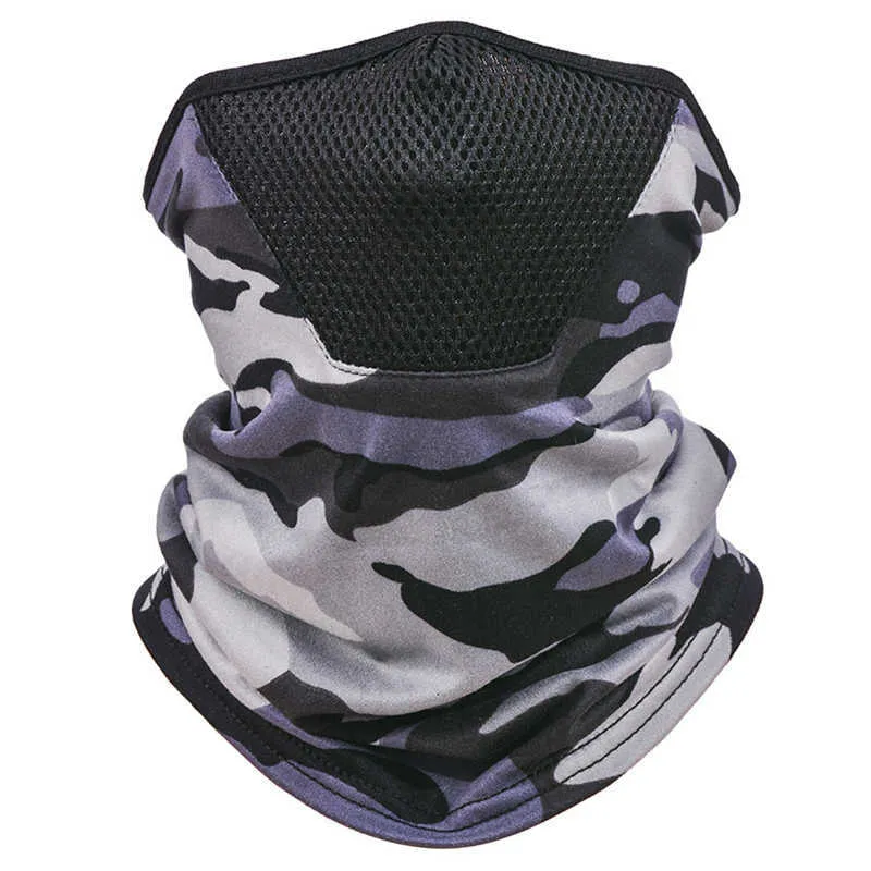 3D Camouflage Solid Bandana Buffs Neck Gaiter Headband Cycling