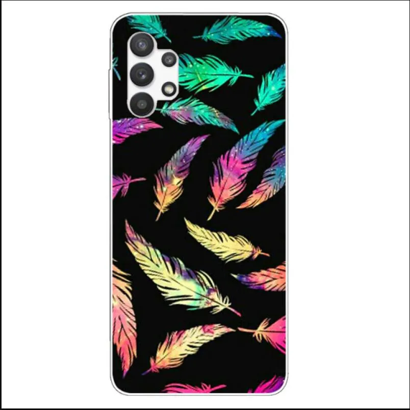 Samsung A32 4G Case Telefonkåpa 6.4 '' A325F Soft Silicone TPU bakre täcker för Galaxy A32 5G 6,5 '' FUNDA A 32 2021