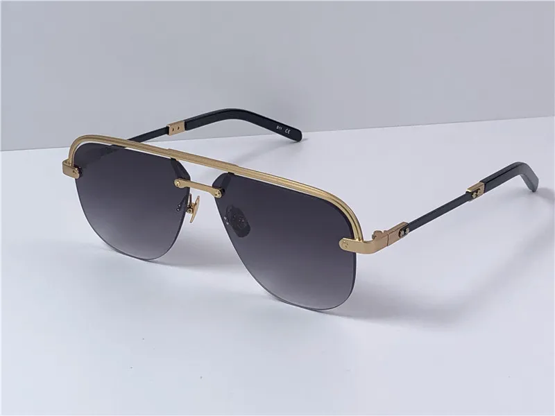 Novos esportes de moda Man Glasses Sunglasses H018 Piloto sem moldura Estilo simples e simples de estilo UV400 Proteção Eyewear Top Quality