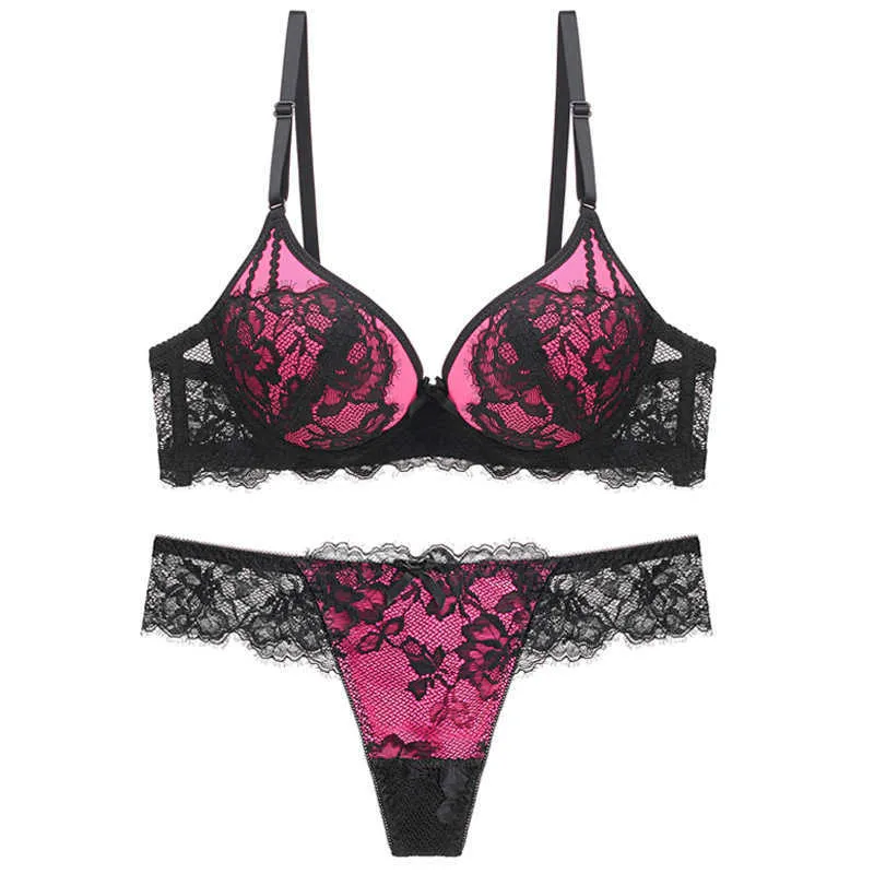 Plus Size Lace Push Up Bra And Thong Set Back Elegant Brassieres For Womens  Lingerie And Intimate Moments Q0705 From Sihuai03, $10.05