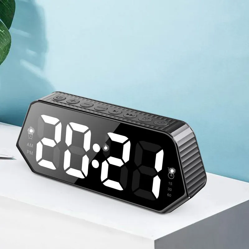 Outros relógios Acessórios Despertador Digital Relógio Branco Máquina de Ruído 6 Sons de calmante para dormir Auto-off Temporizador LED Display Ajustável Volu